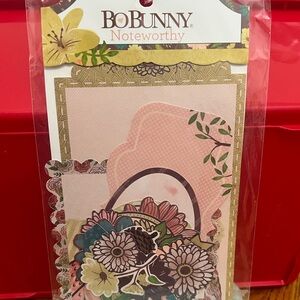 BoBunny Noteworthy Floral Cardstock
